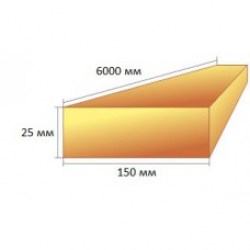 Доска обрезная ГОСТ (сосна) 25x100x6000 мм
